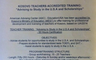 EdUSA Teacher Academy – Training Promotion