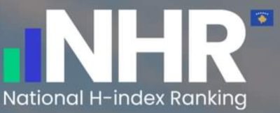 UIBM Renditet I Dyti Në Kuadër Të Universiteteve Publike Nga “Kosovo National H-index Ranking 2024”