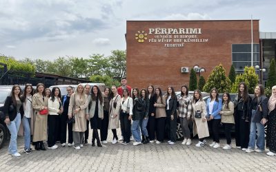 Realizimi I Vizitës Së Parë Studimore Të Studentëve Të Fakultetit Të Edukimit Në Qendrën Burimore “Përparimi”