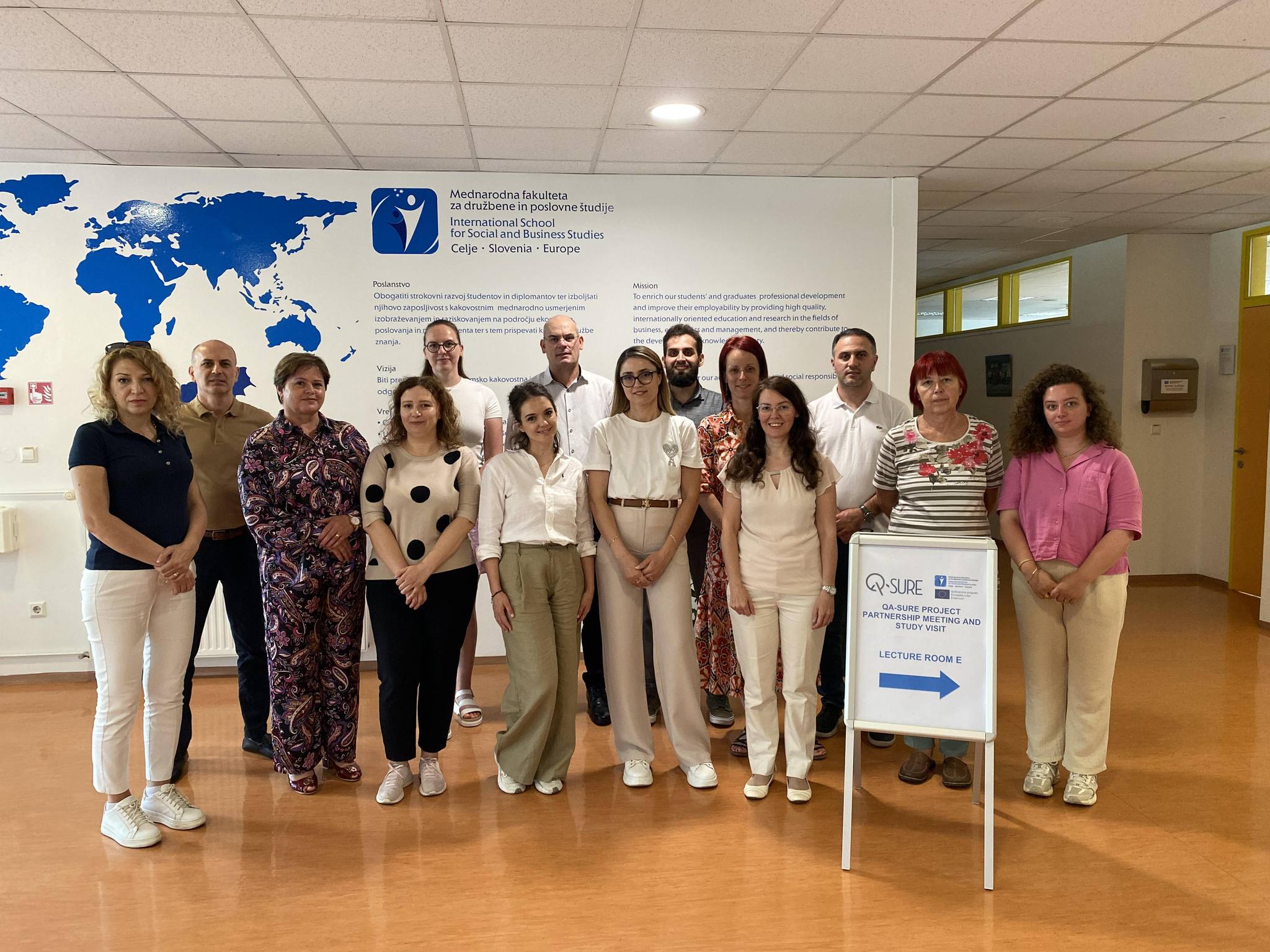 The QA-Sure Consortium Has Completed The Study Visit At The International Social Sciences Business School (ISSBS) In Celje And The National Accreditation Agency Of The Republic Of Slovenia (NAKVIS) In Ljubljana.