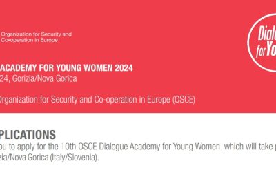 THIRRJE PËR APLIKIME Për Akademinë E 10-të Të Dialogut Të OSBE-së Për Gra Të Reja AKADEMIA E DIALOGUT TË OSBE-së Për GRA TË REJA 2024 12-21 Tetor 2024, Gorizia/Nova Gorica, Itali/Slloveni