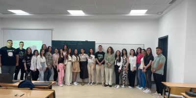 In The Risk And Insurance Management Course, The Students Of The Third Year Held A Lecture With The Head Of Internal Audit Of Scardian Group, Ms. Ardita Bytyqi