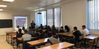 With The Initiative Of The Dean Prof. Assoc. Dr. Qazim Tmava Has Organized A Lecture With Third-year Students With Prof.Dr. Enver Krasniqi In The Field Of Leadership.