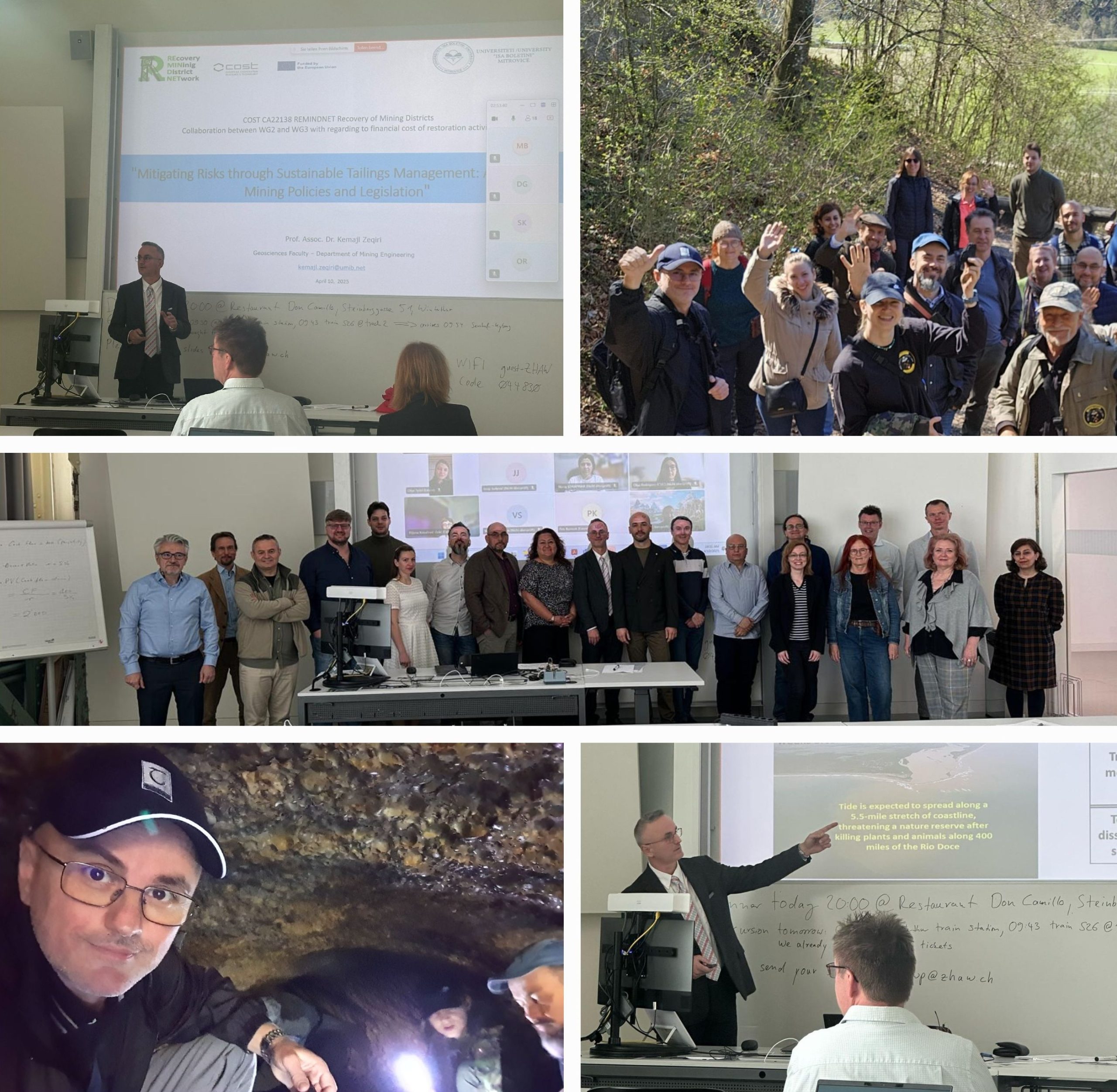 Prof.asoc.dr. Kemajl Zeqiri Mori Pjesë Në Punëtorinë “Recovery Of Mining District Network” Në Winterthur Të Zvicrës