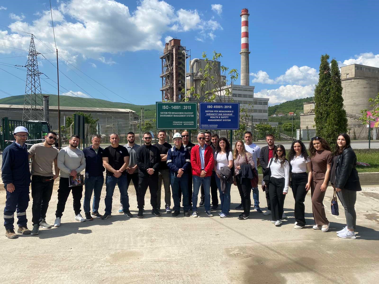 Studentë Nga Departamenti I Xehetarisë Dhe Gjeologjisë Realizuan Vizitë Studimore Në Kompaninë “Sharrcem”