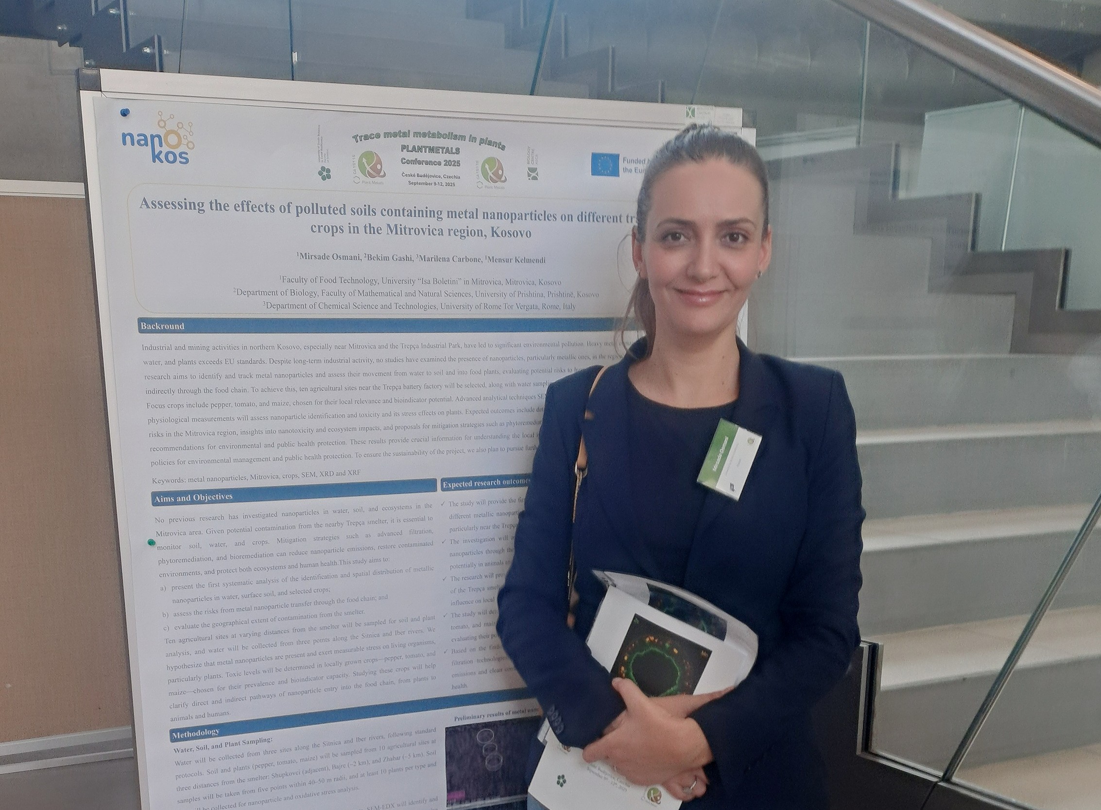 Prof.asoc.dr. Mirsade Osmani Prezantoi Një Punim Shkencor Për Nanogrimcat Metalike Në Një Konferencë Shkencore Në Çeki