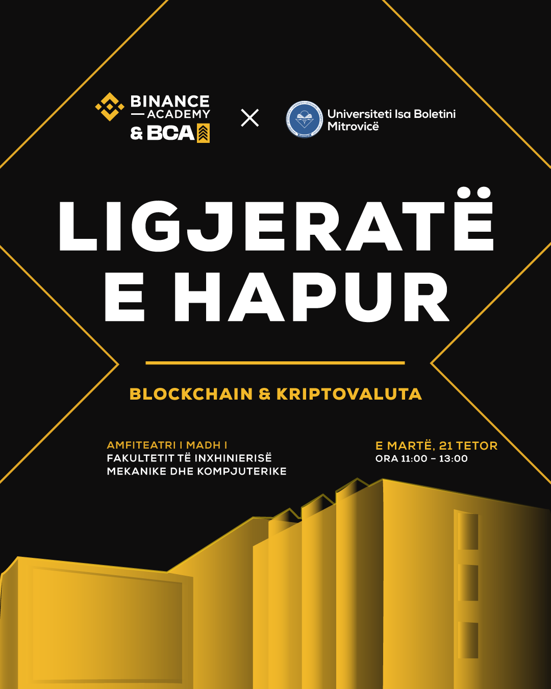 Ftesë Për Studentë: Ligjëratë Nga Blockchain & Crypto Academy Në Bashkëpunim Me Binance Academy
