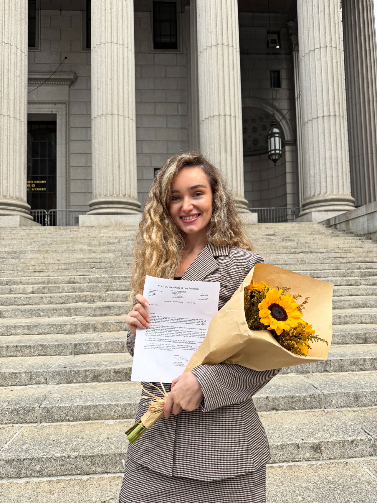 Ish-studentja E UIBM, Albulena Uka, Përfundon Provimin E Avokatisë Në “Supreme Court Of New York”