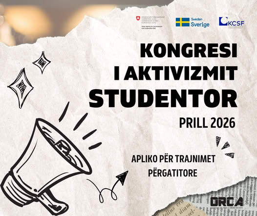 Thirrje Për Aplikim: Trajnime Për Studentë – Kongresi I Aktivizmit Studentor