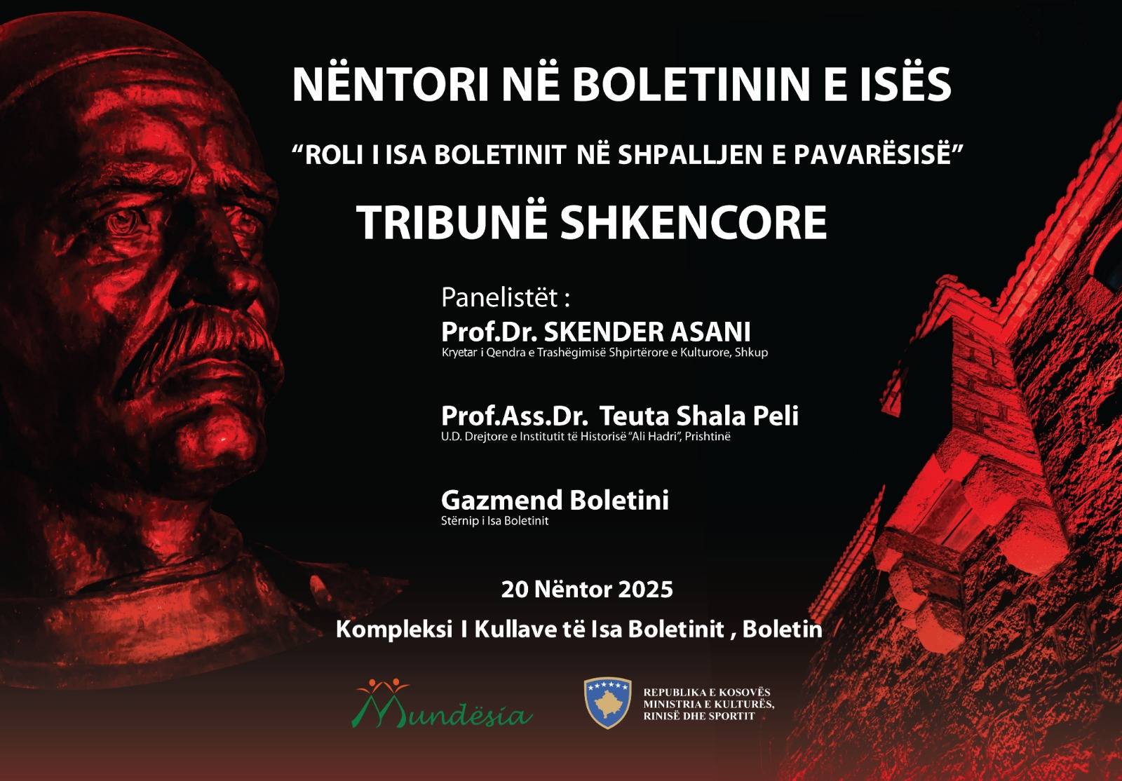 U Mbajt Tribunë Shkencore Për Rolin E Isa Boletinit Në Ndërtimin E Shtetit Shqiptar