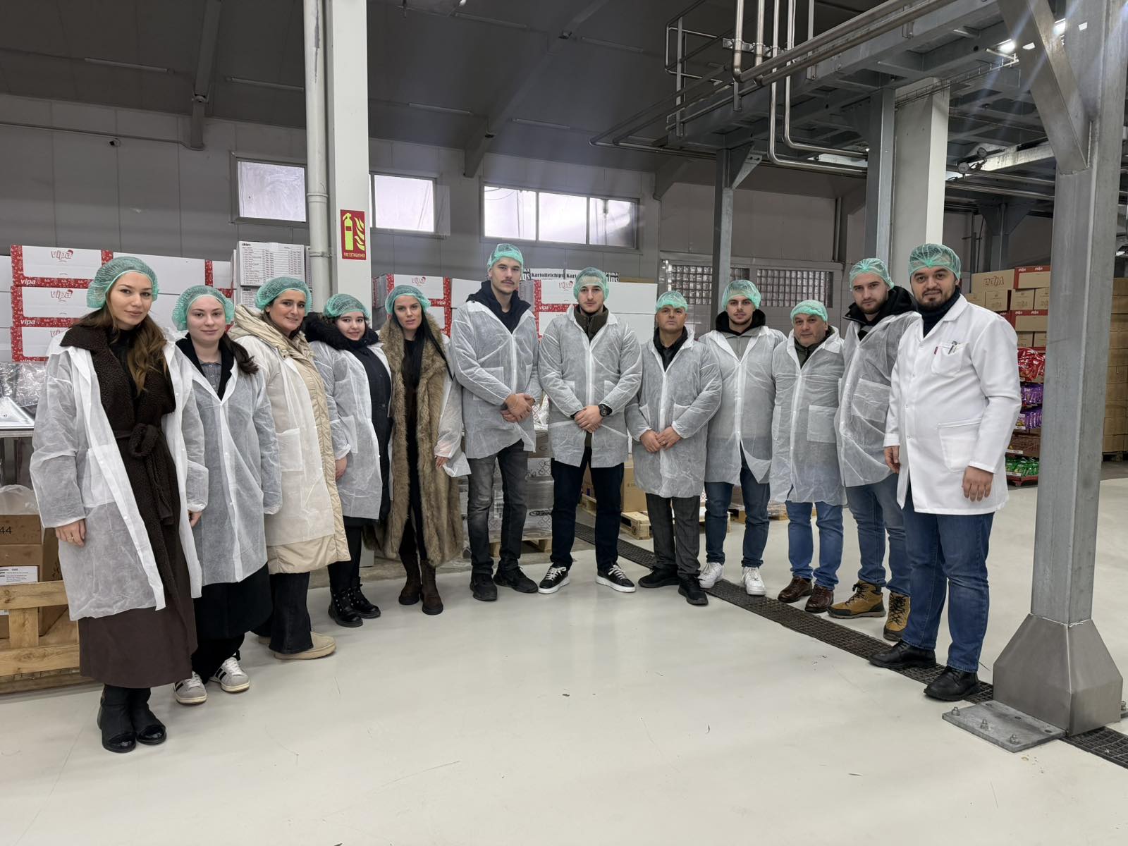 Vizitë Studimore Në Fabrikën “Vipa Chips” Në Kuadër Të Lëndës Automatizimi I Prodhimtarisë Dhe Robotika