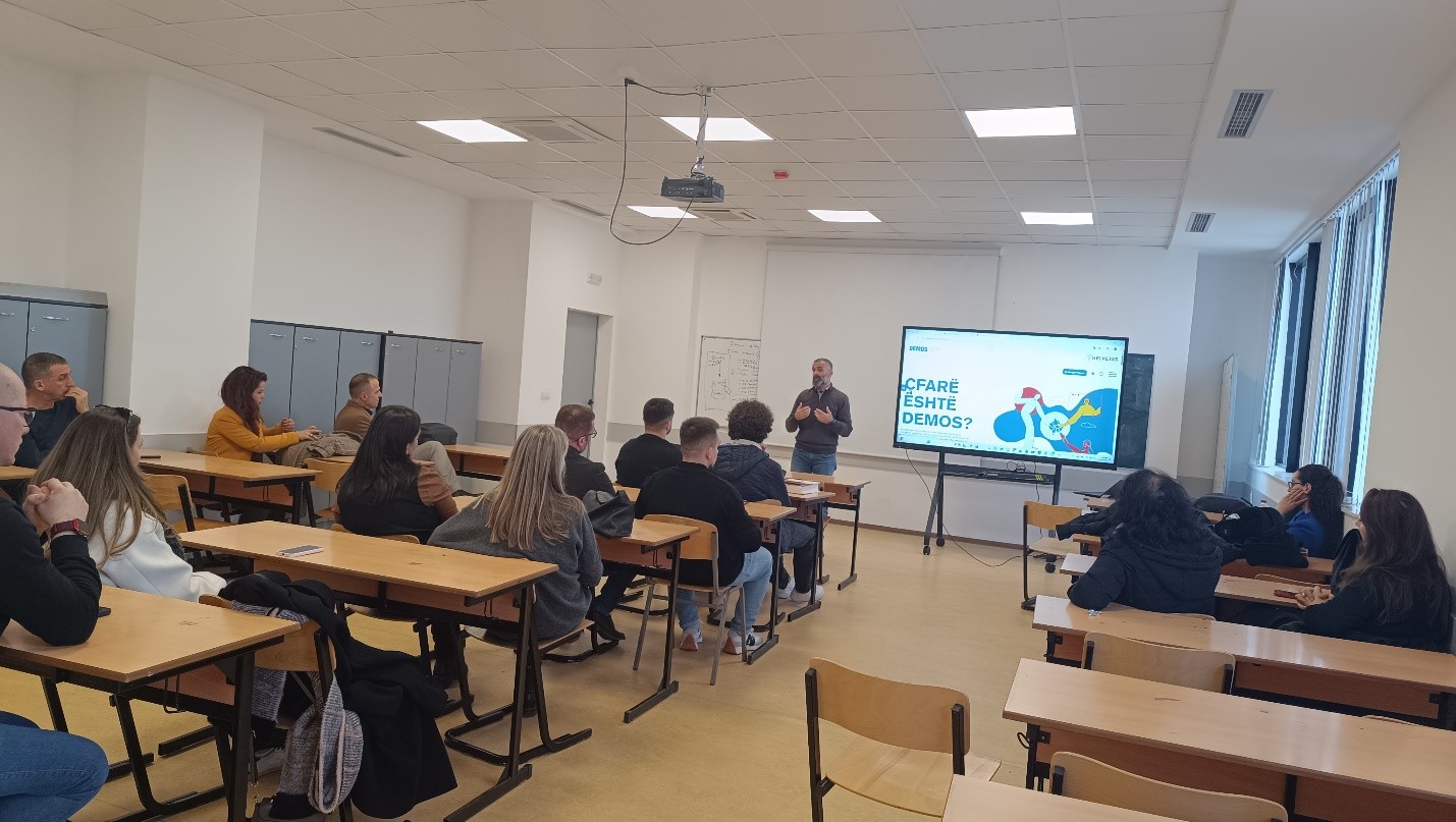 Lecture Of The DEMOS Project With Students Of The UIBM Faculty Of Law