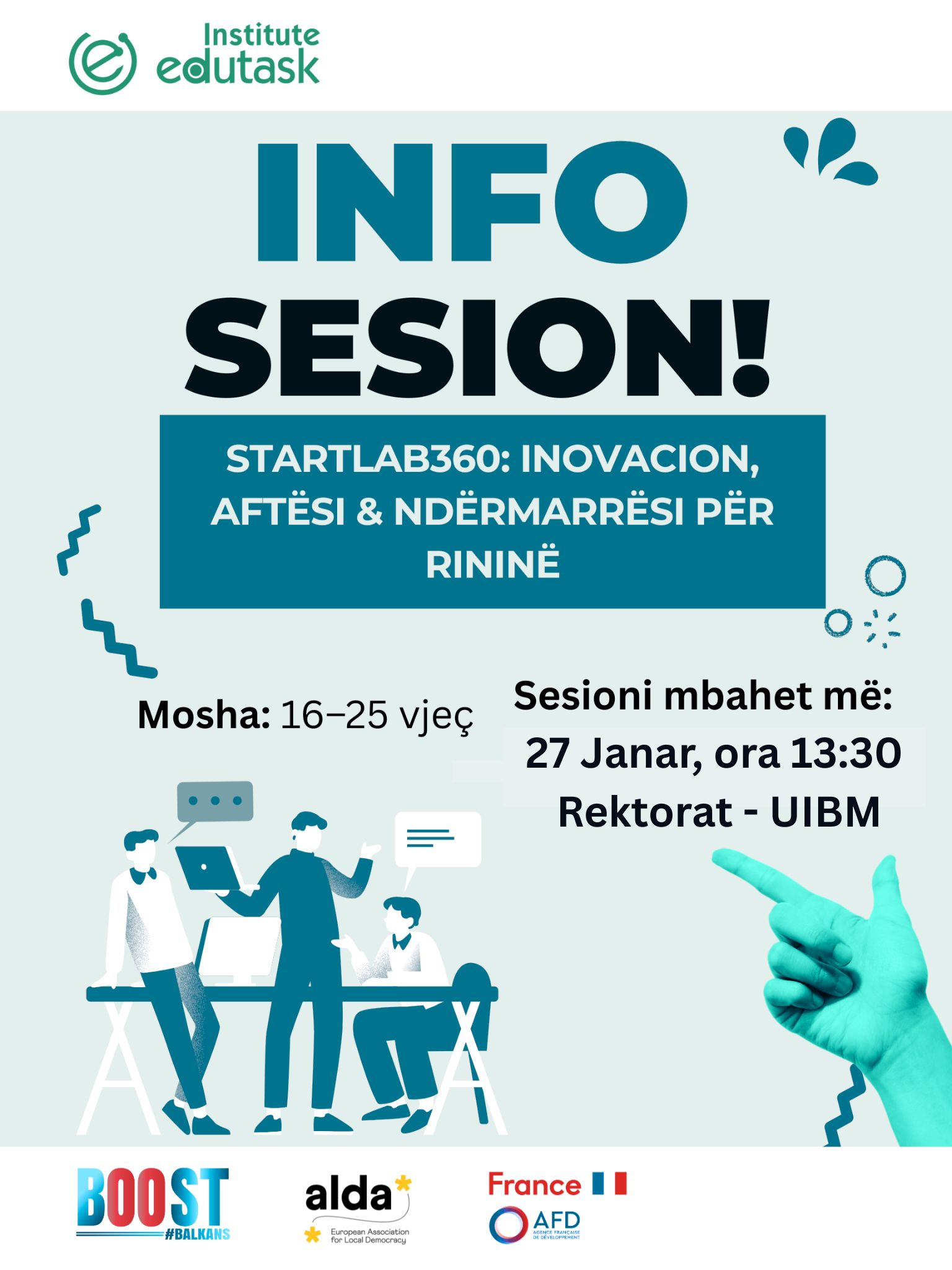 Njoftim Për Studentët – Prezantimi I Projektit “StartLab360”