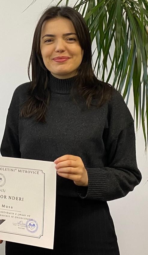 Shpresa Musa – “Ambasador Nderi” I Universitetit “Isa Boletini” Në Mitrovicë