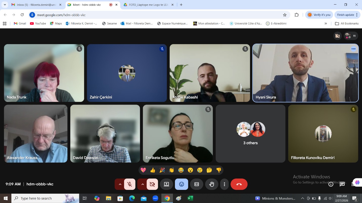 U Mbajt Një Takim Online Në Kuadër Të Projektit LEADALKO Erasmus+