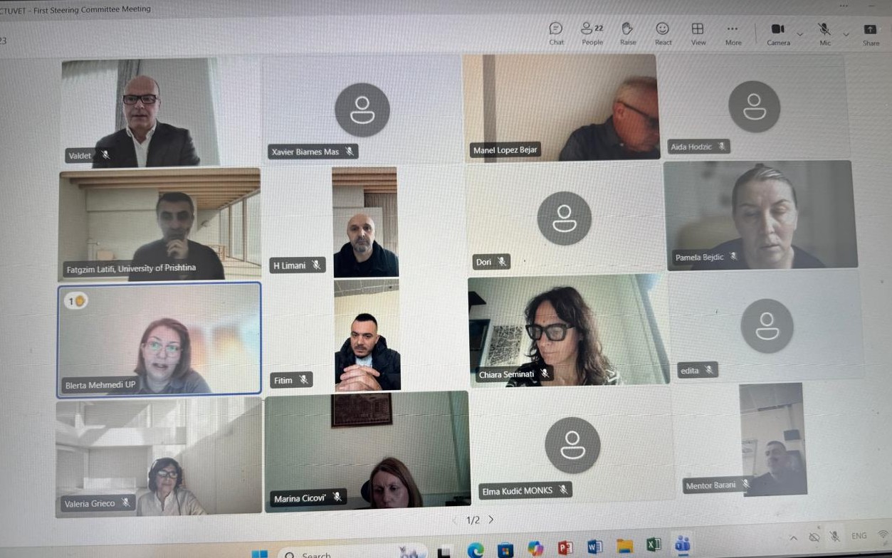 U Mbajt Takimi I Parë I Komitetit Drejtues Në Kuadër Të Projektit Erasmus+ STRUCTUVET