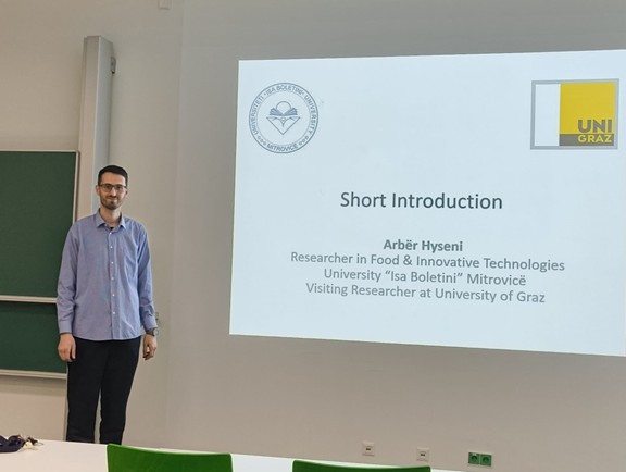 Prof. Ass.dr. Arbër Hyseni Përfiton Bursën GoStyria Për Hulumtime Post-doktorale Në Universitetin E Gracit