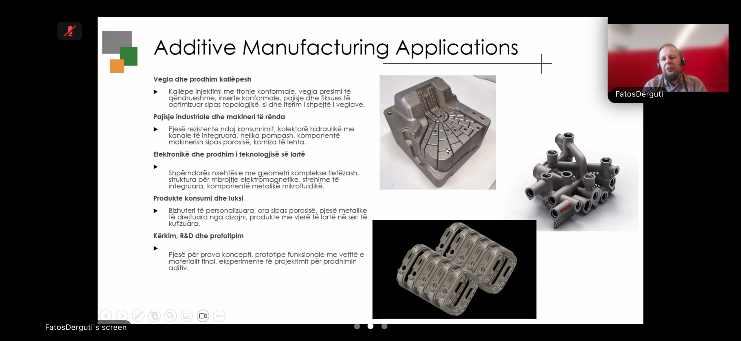 U Mbajt Ligjërata Ndërkombëtare “Role Of Materials Science And Engineering In Additive Manufacturing”,  Nga Dr. Fatos Derguti (Dergutek LTD, Mbretëria E Bashkuar)