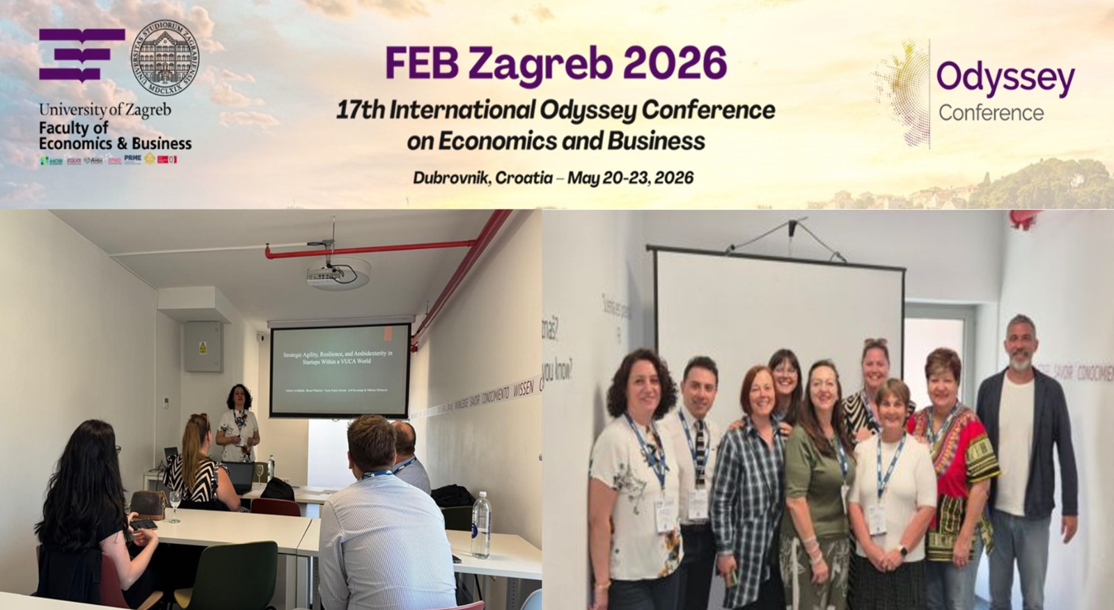 Punimi I Stafit Akademik Të Fakultetit Ekonomik Prezantohet Në “17th International Odyssey Conference On Economics And Business”