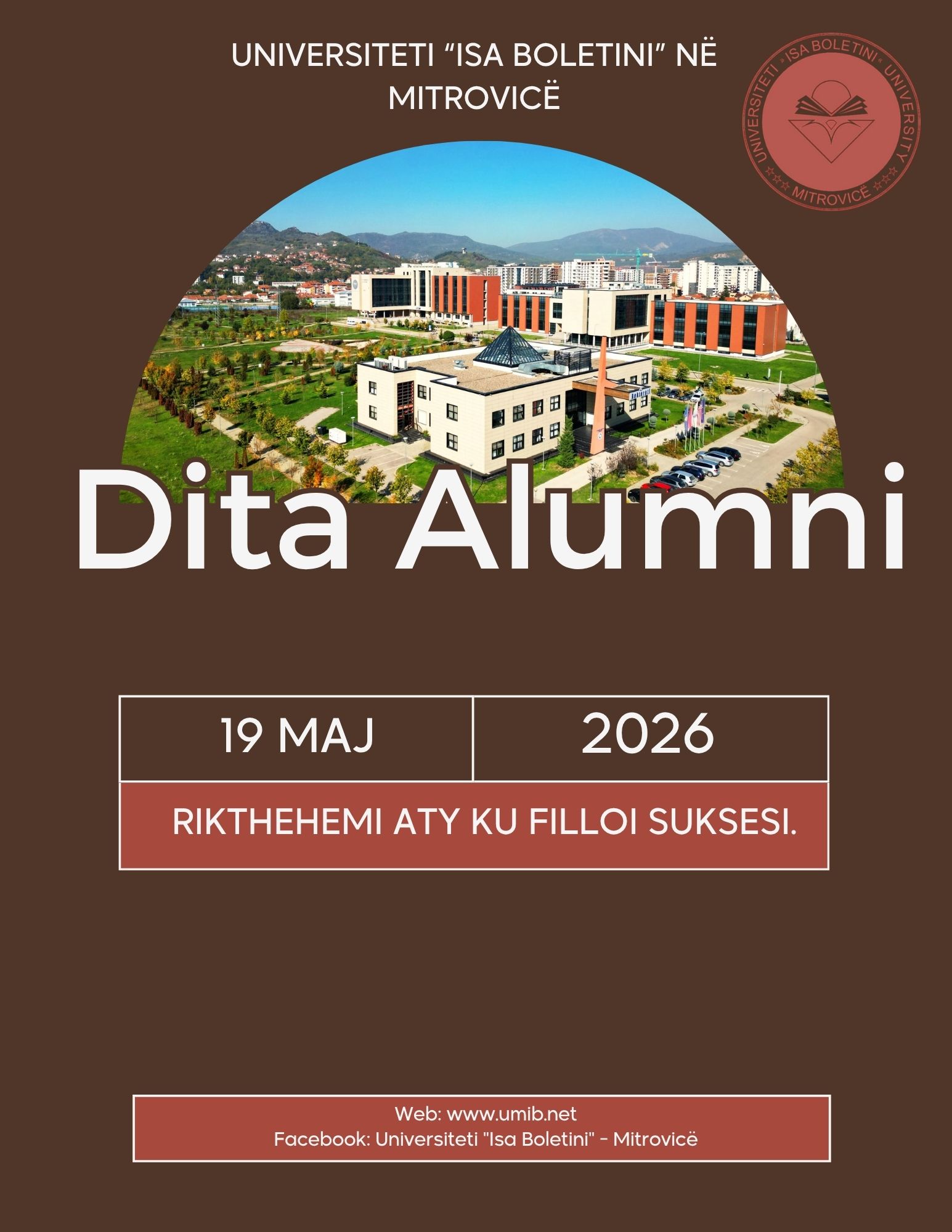 UIBM Hap Thirrjen Për Pjesëmarrje Në “Ditën Alumni 2026”