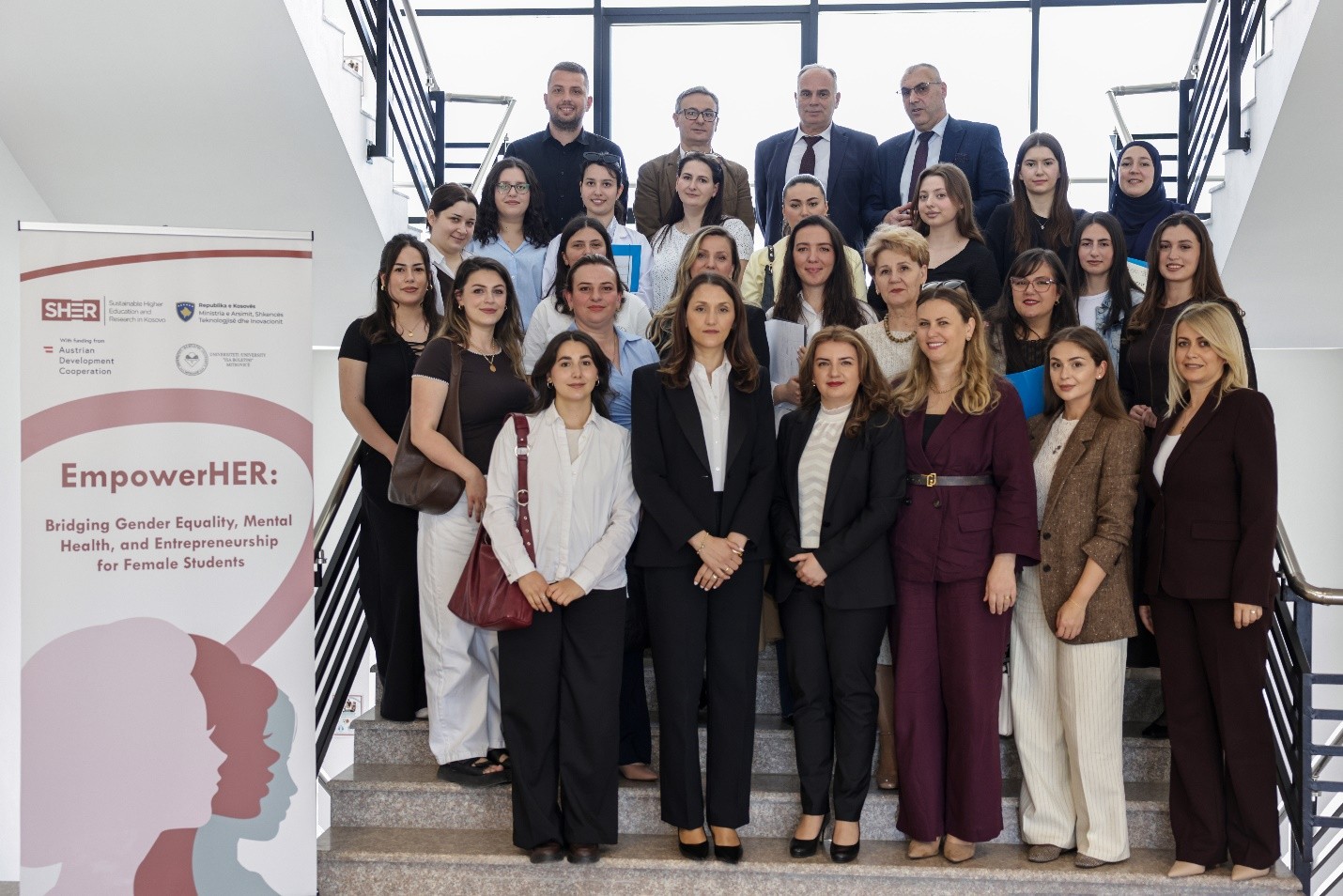 U Mbajt Tryeza Përmbyllëse E Projektit “EmpowerHER” Bridging Gender Equality, Mental Health, And Entrepreneurship For Female Students