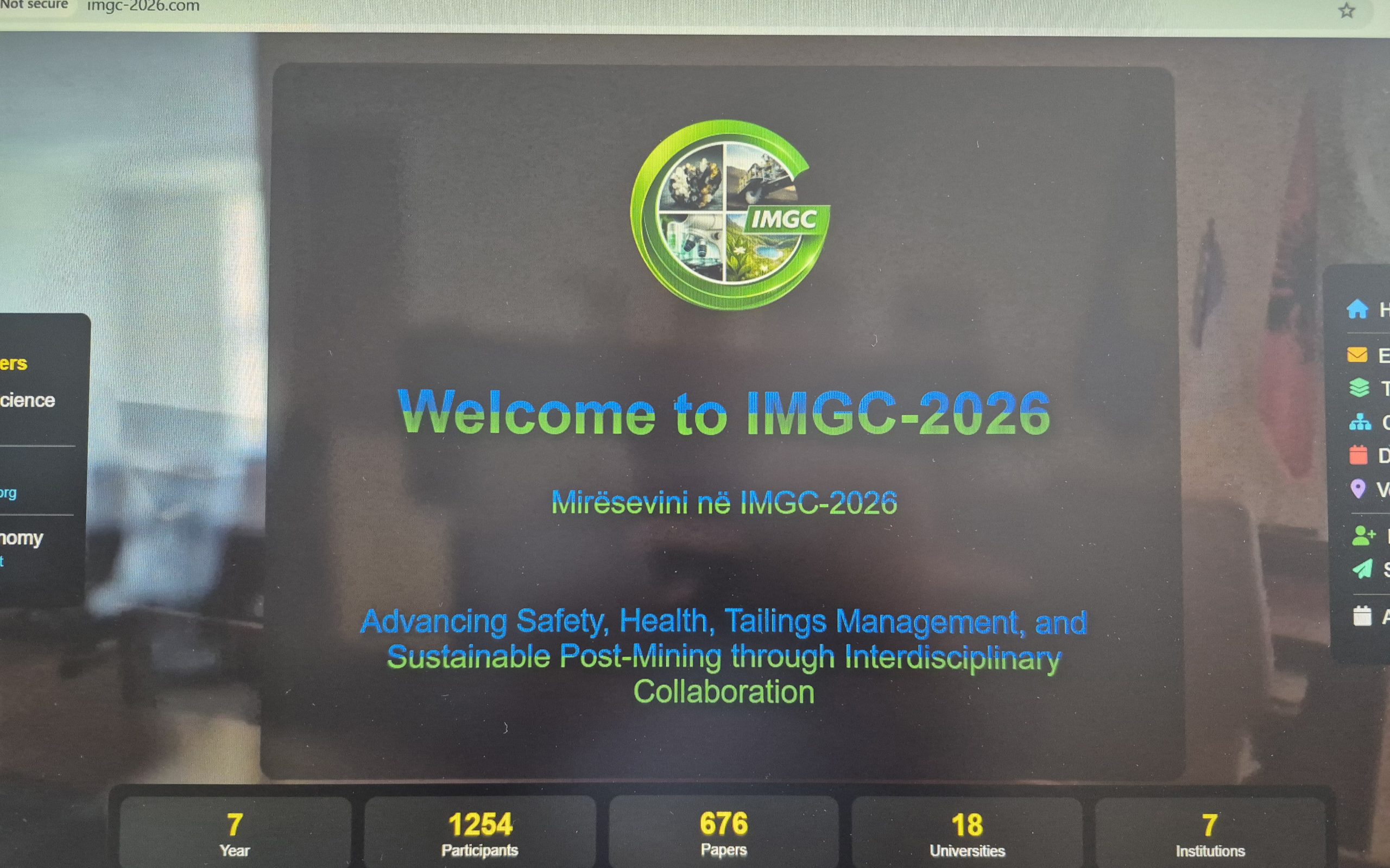 Është Lansuar Zyrtarisht Web-faqja E Konferencës Së 7-të Ndërkombëtare IMGC 2026