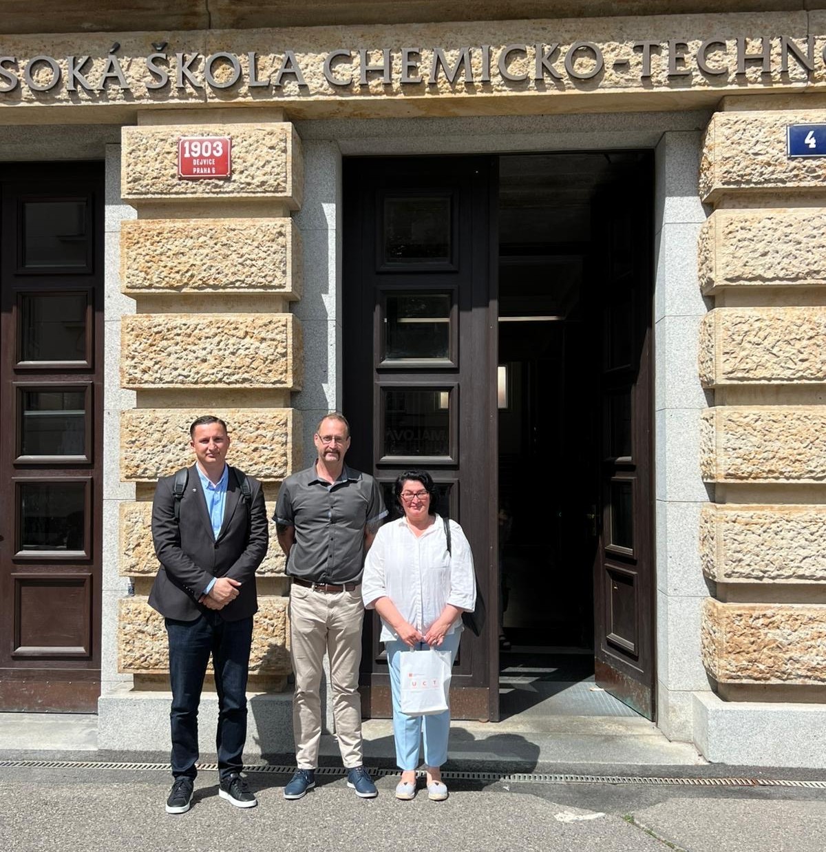 Një Delegacion I UIBM Qëndroi Për Vizitë Pune Në Universitetin “UCT”, Pragë