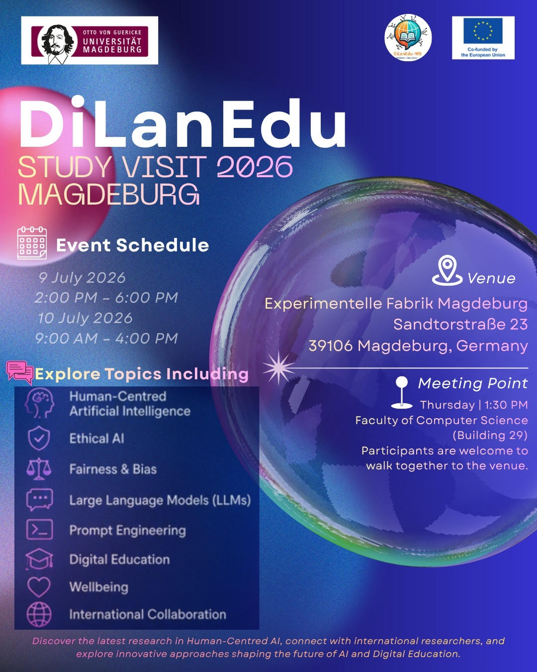 DiLandEdu Study Visit 2026 | Magdeburg