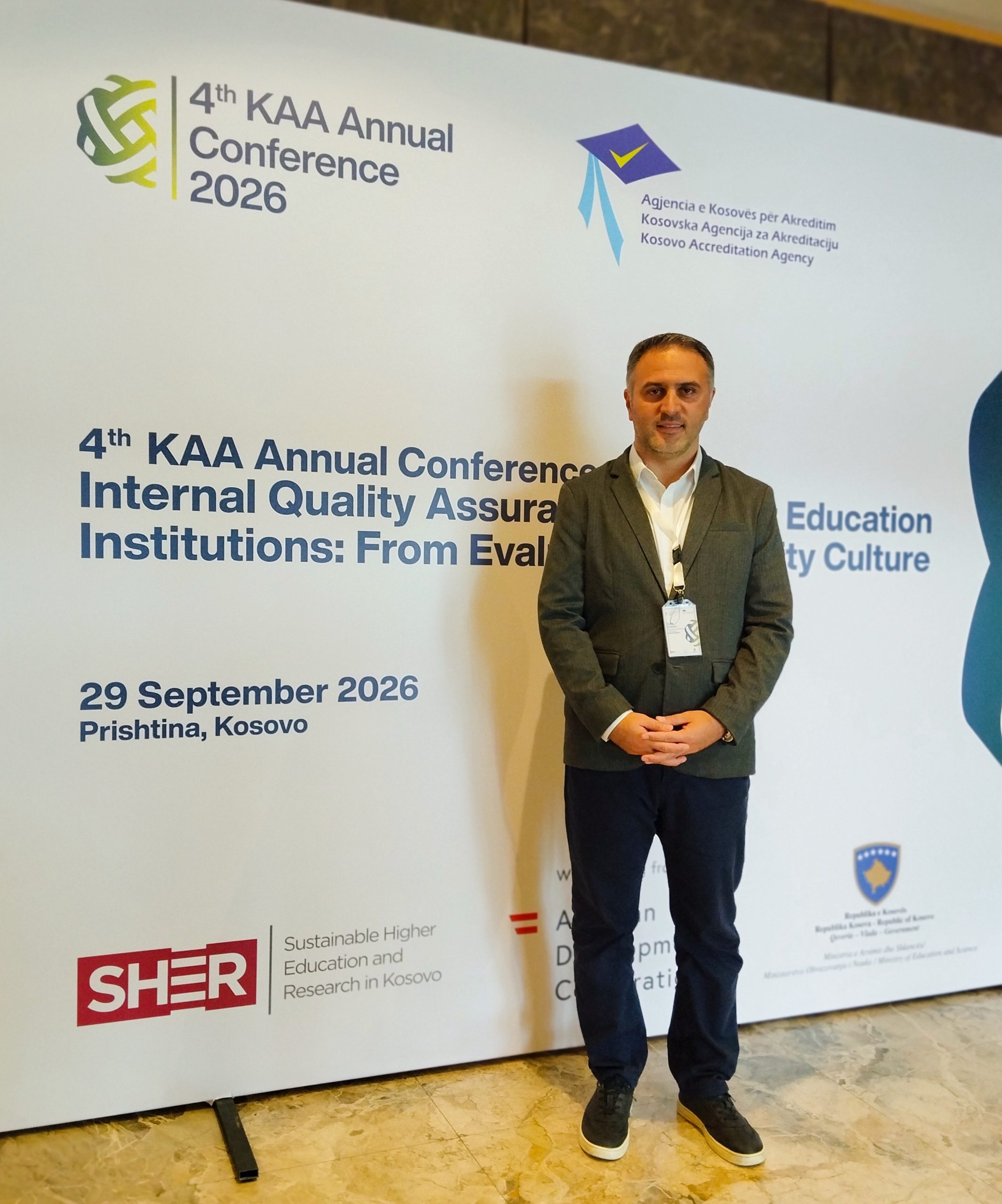 Prof. Zahir Çerkini Merr Pjesë Në Konferencën E 4-të Vjetore Të Agjencisë Së Kosovës Për Akreditim