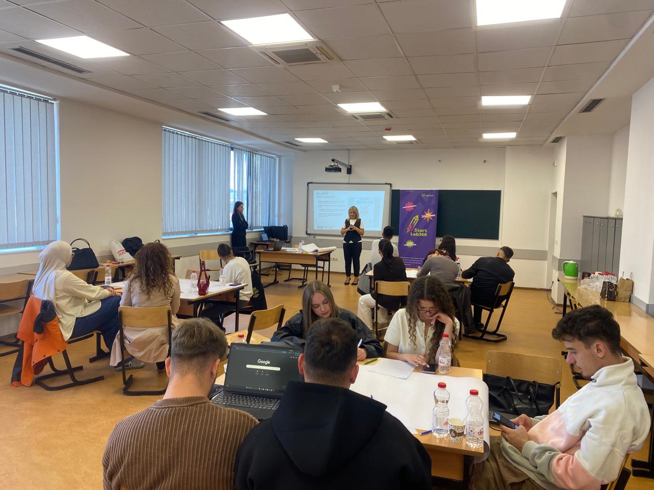 Studentët E UIBM Marrin Pjesë Në Pop-Up Innovation Lab