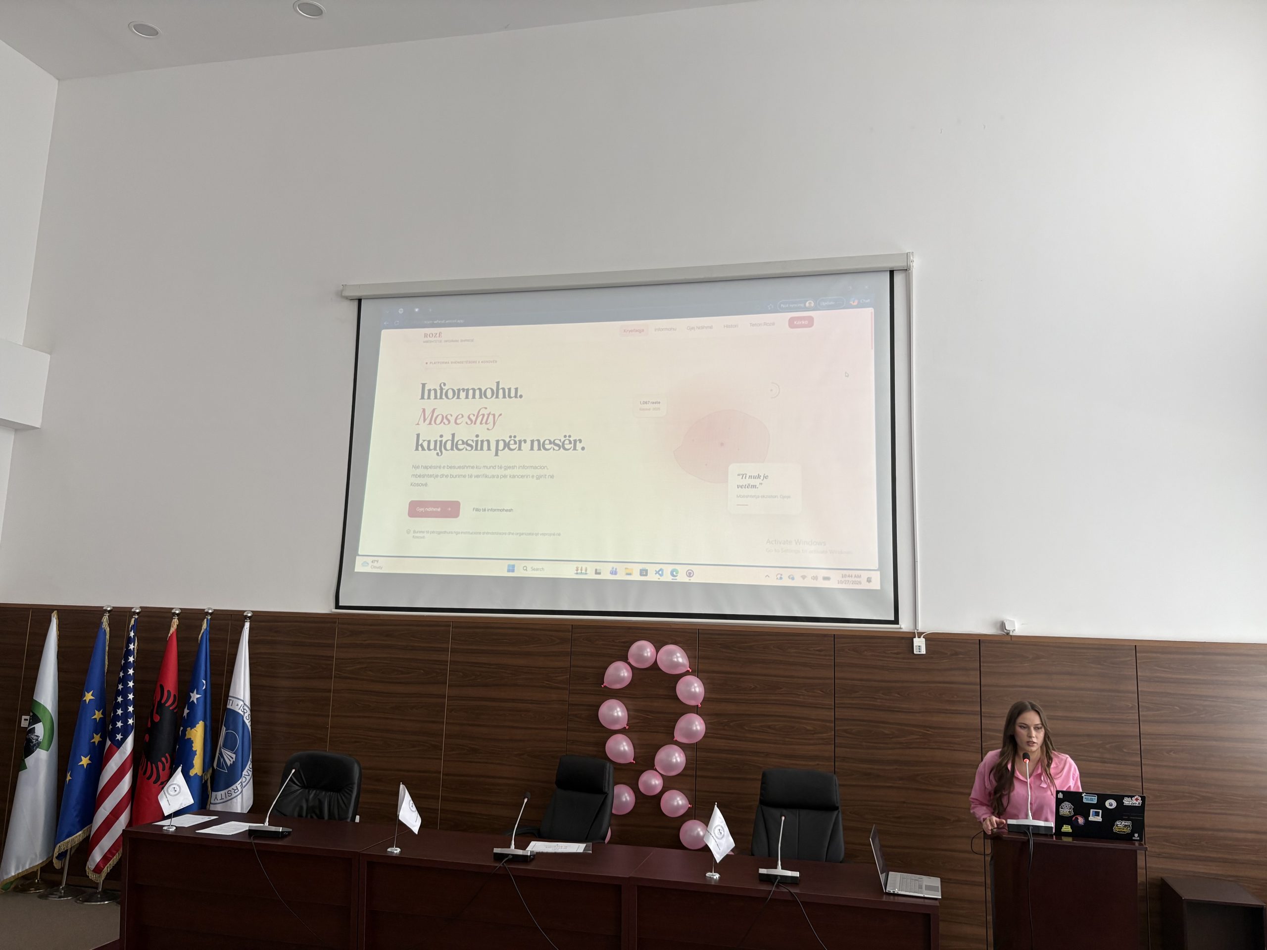 Studentja Krijon Platformë Digjitale Për Ndërgjegjësimin Rreth Kancerit Të Gjirit Në Kosovë